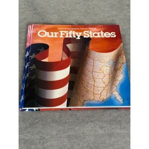 National Geographic Picture Atlas of Our Fifty States Hardcover Map Book